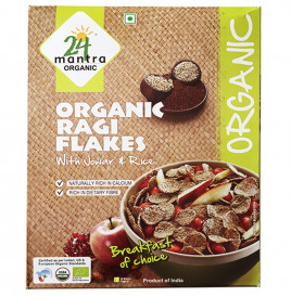 24 Mantra Organic Ragi Flakes (With Jowar & Rice)  Pack  300 grams